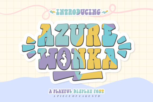 Azure Wonka: A Playful Display Font for Digital Creators