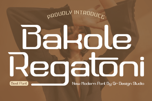 Bakole Regatoni Display Font for Web Designers and Digital Branding