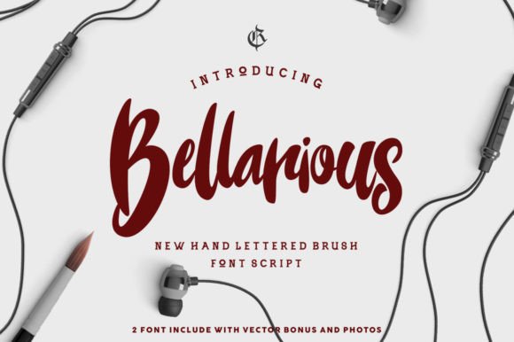 Bellarious: A Vintage Brush Font for Modern Design