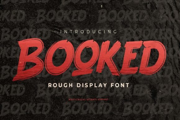Booked Display Font Review for Web Designers