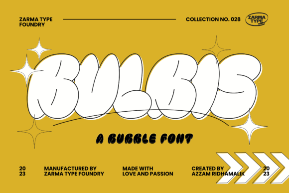 Bulbis Display Font: A Bubble Font for Bold Branding