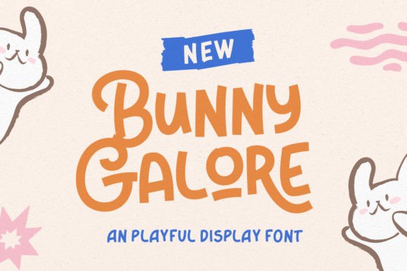 Bunny Galore: A Playful Display Font for Small Business Branding