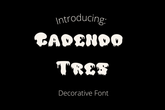 Cadendo Tres: A Playful Display Font for Editorial Projects