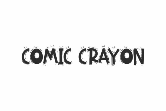 Comic Crayon Font Adds Handmade Charm to Labels and Packaging