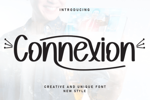 Connexion Handwritten Display Font for Editorial Projects