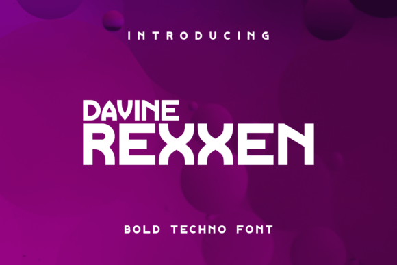 Davine Rexxen: A Bold Display Font for Modern Editorial Design