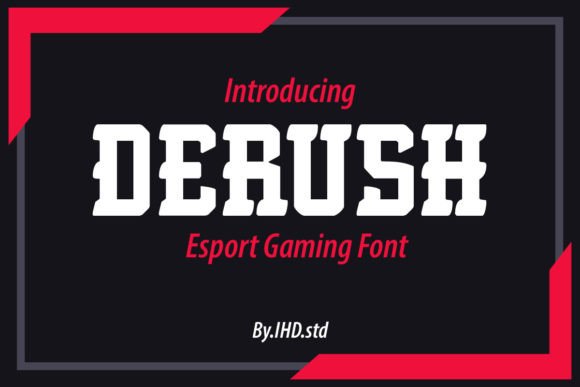 Derush Display Font: A Bold Choice for Marketing Creatives
