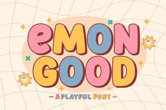 Emon Good: A Playful Display Font for Web Design Projects