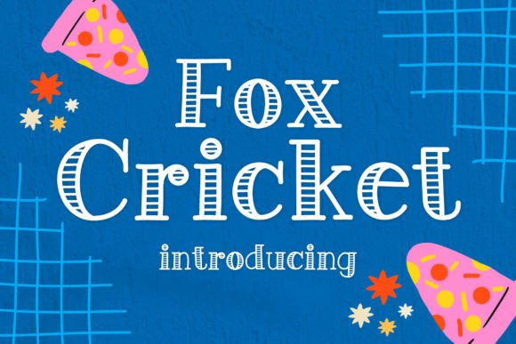 Fox Cricket Font for Crafters, Printables, and Handmade Products