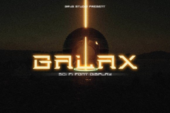 Galax: A Premium Sci-Fi Display Font for Modern Branding