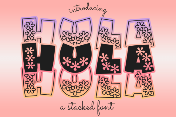 Hula Display Font for Web Designers and Digital Creators