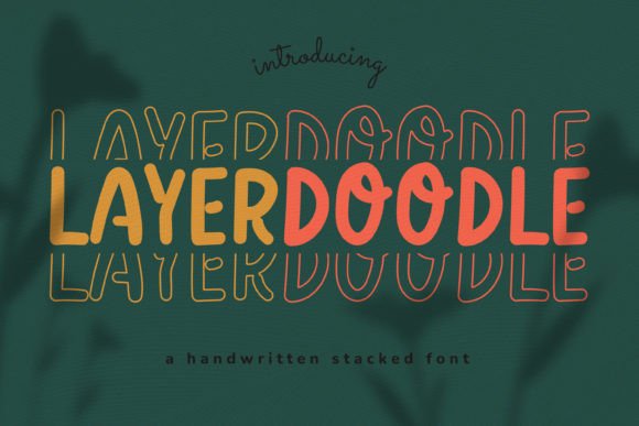 Layerdoodle Display Font for Small Business Branding