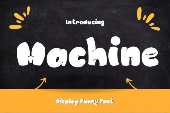 Machine Display Font: A Bold and Fun Typeface for Editorial Design