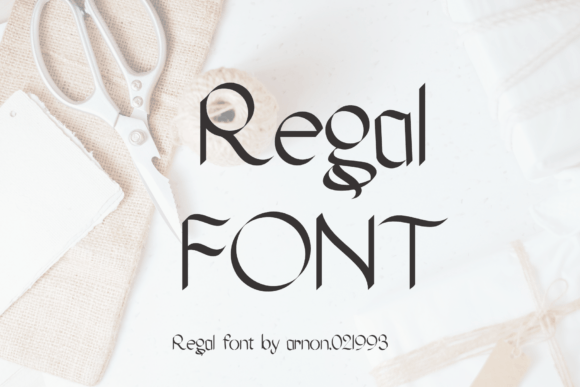 Regal Font Review: A Charming Display Typeface for Handmade Sellers