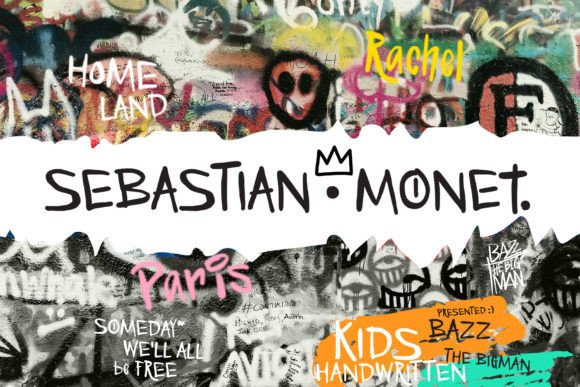 Sebastian Monet Display Font for Handmade Products and Shop Branding