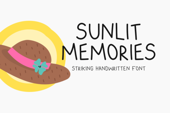 Sunlit Memories: A Sweet Handwritten Display Font