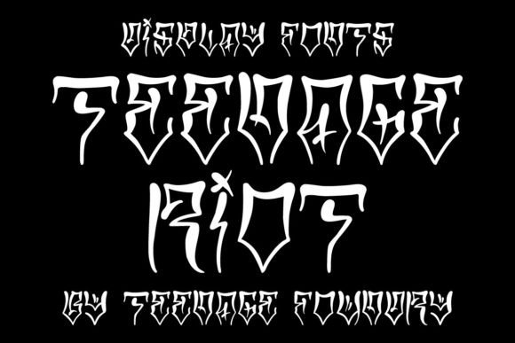 Teenage Riot: A Display Font for Bold Editorial Design