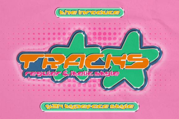 Tracks Font: A Wavy Display Font for Creative Projects