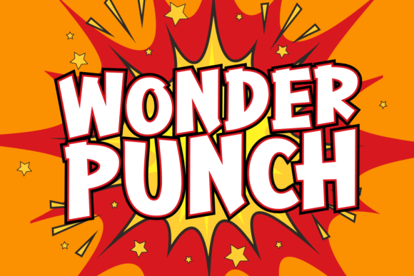 Wonder Punch Font Review: Bold Comic Display Typeface for Branding