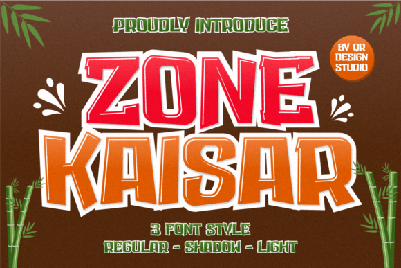 Zone Kaisar: A Bold Graffiti Display Font for Makers and Sellers